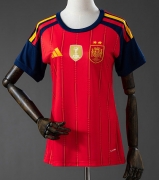 2026 Spain Home 2 star Women Soccer Jersey
